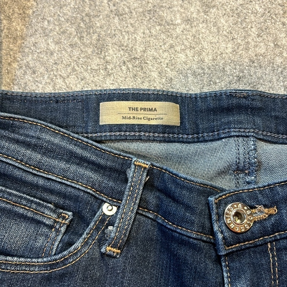 AG The Prima Mid Rise Cigarette, Size 27R - Picture 9 of 11